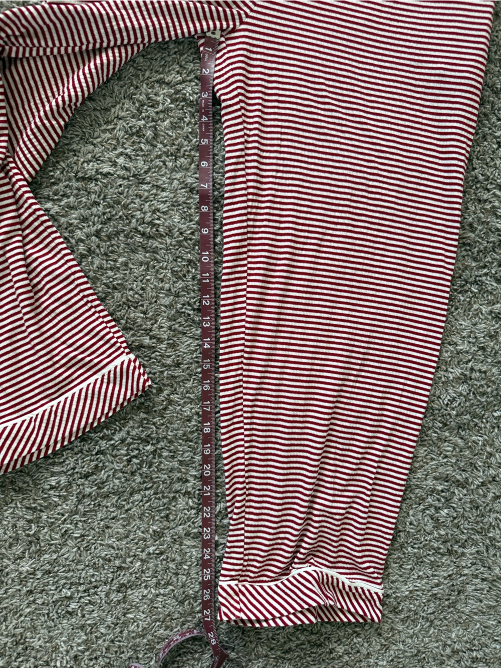 Striped onesie pajamas - Picture 9 of 11